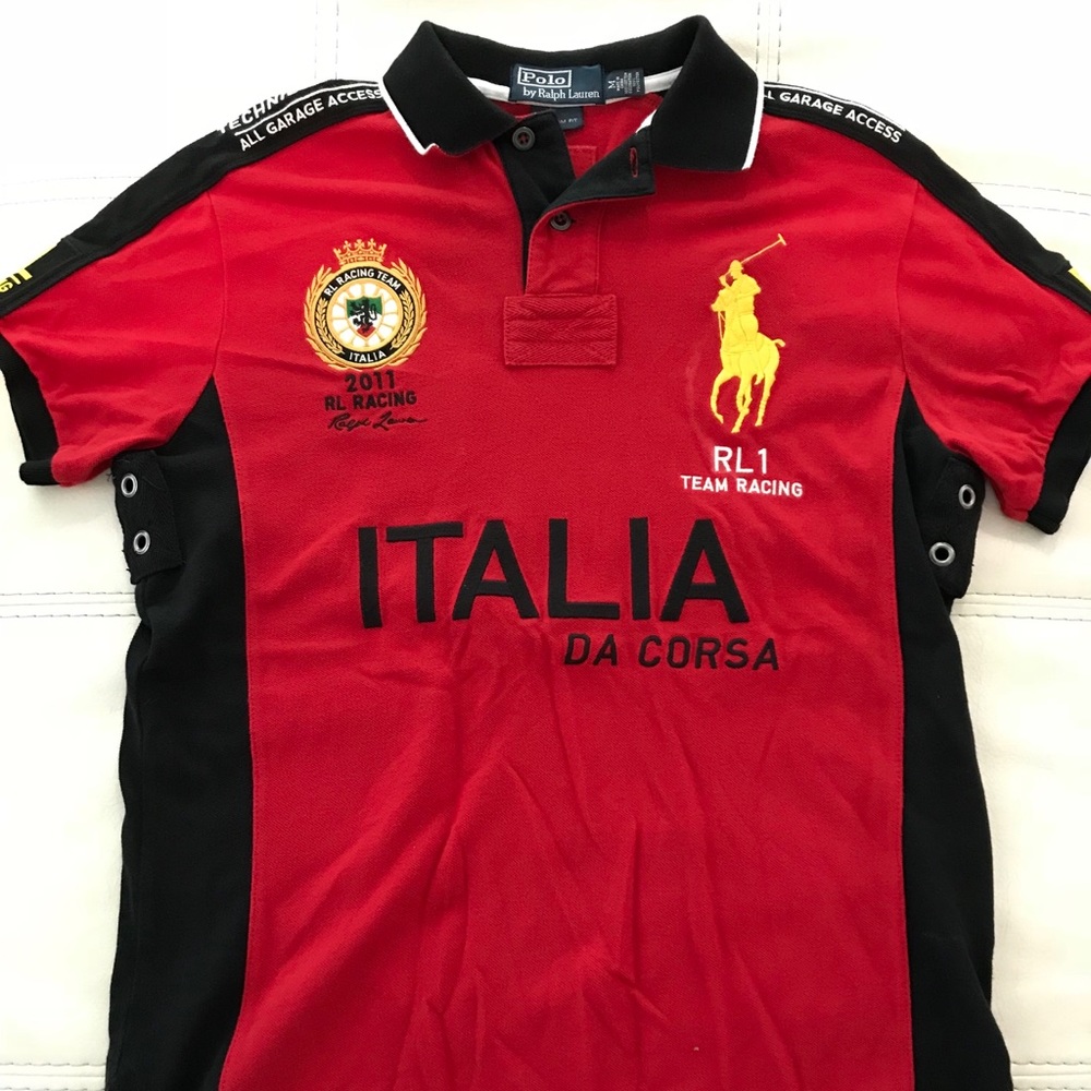 Ralph Lauren Custom Fit Racing Polo